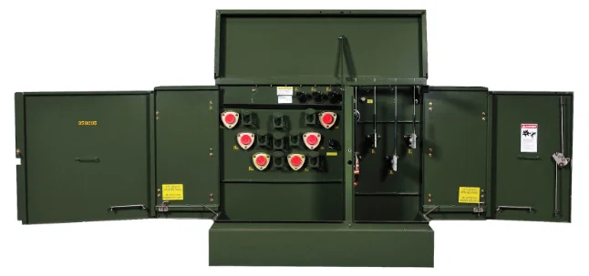 Efficient Power Distribution Using Three Phase Pad Mounted Transformers